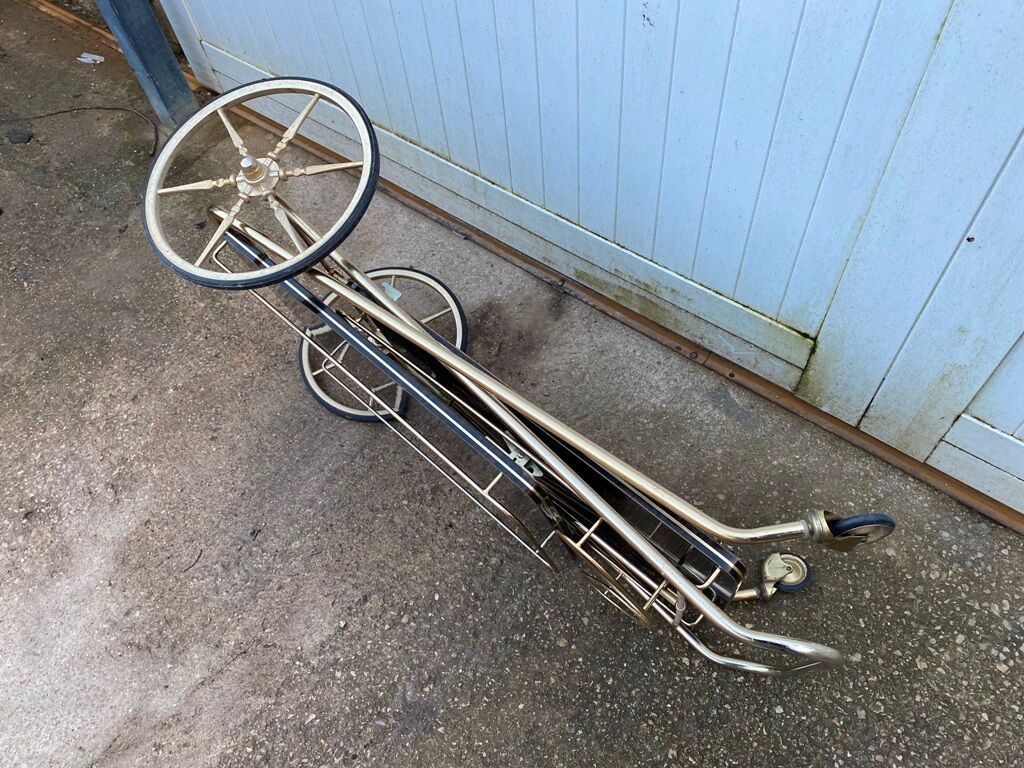 Furniture serving rolling bar 60s