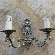 Wall lamp in gilded bronze baroque louis XV style vintage shell pattern