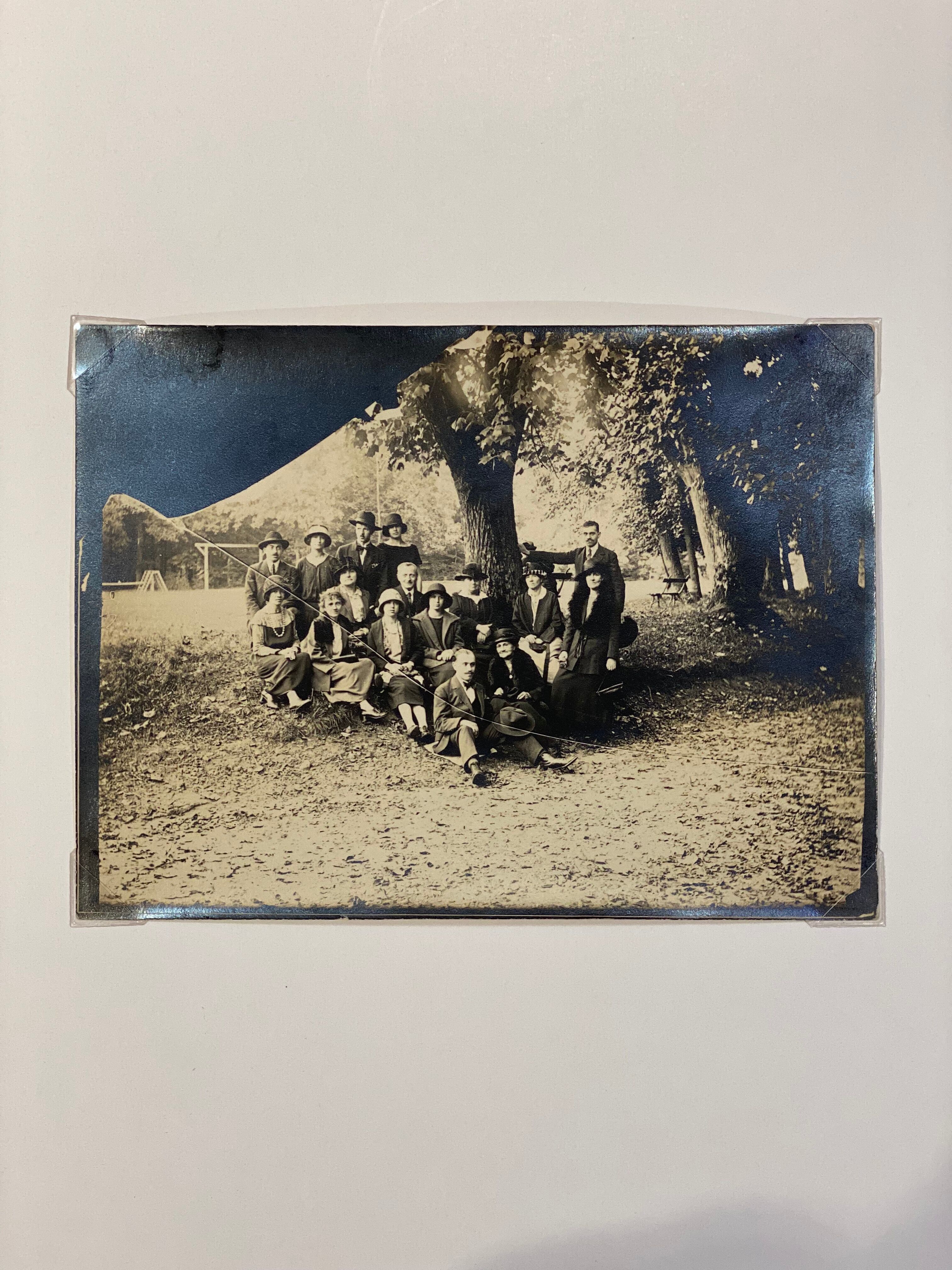 Original silver print - France - Fête d'Epinal - Circa 1924 - Vintage silver print