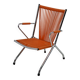 "Scoubidou" Orange Vintage 60's Folding Child's Armchair Chair