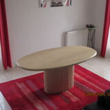 Travertine table