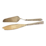 Lot de 2 couvert à service métal argenté