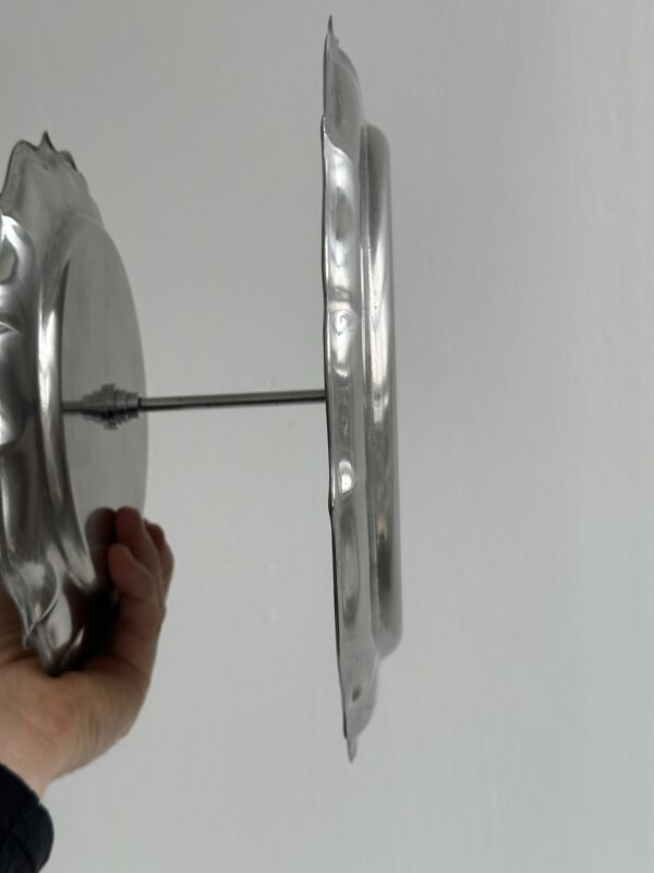 Serviteur ancien à 3 étages en inox brillant