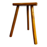 Elm tripod stool