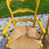 4 fauteuils style provencal