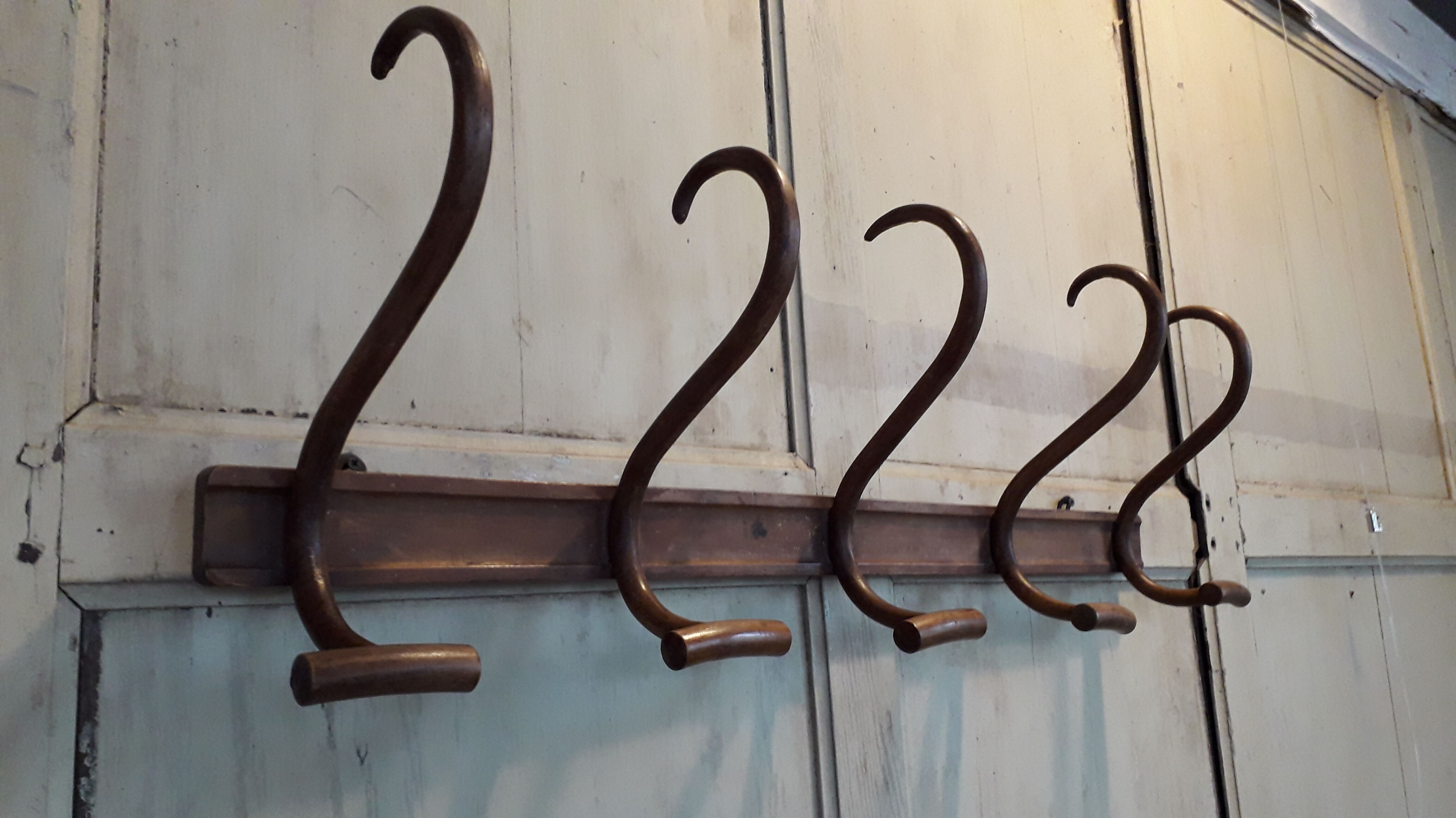 Hanger curved wooden