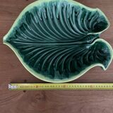 Fruit cup green leaf vallauris signed a.ferlay