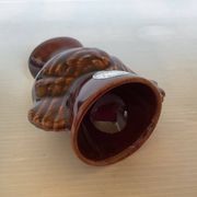 Coquetier poule marron royal keramiek