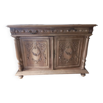 Low buffet old sandblasted walnut