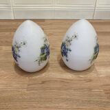 Pair of opaline lamps, 1950s design "Ben Swildens".