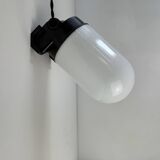 Ancienne applique vintage « bloc » en opaline