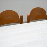 Table vintage Hank Lowenstein Padua et 6 chaises, des années 70
