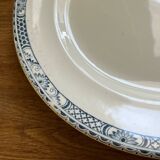 Antique earthenware serving dishes from Salins - Terre de fer