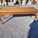 Farmhouse table in old solid oak