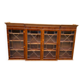 Large English Style Display Cabinet with Crossbars