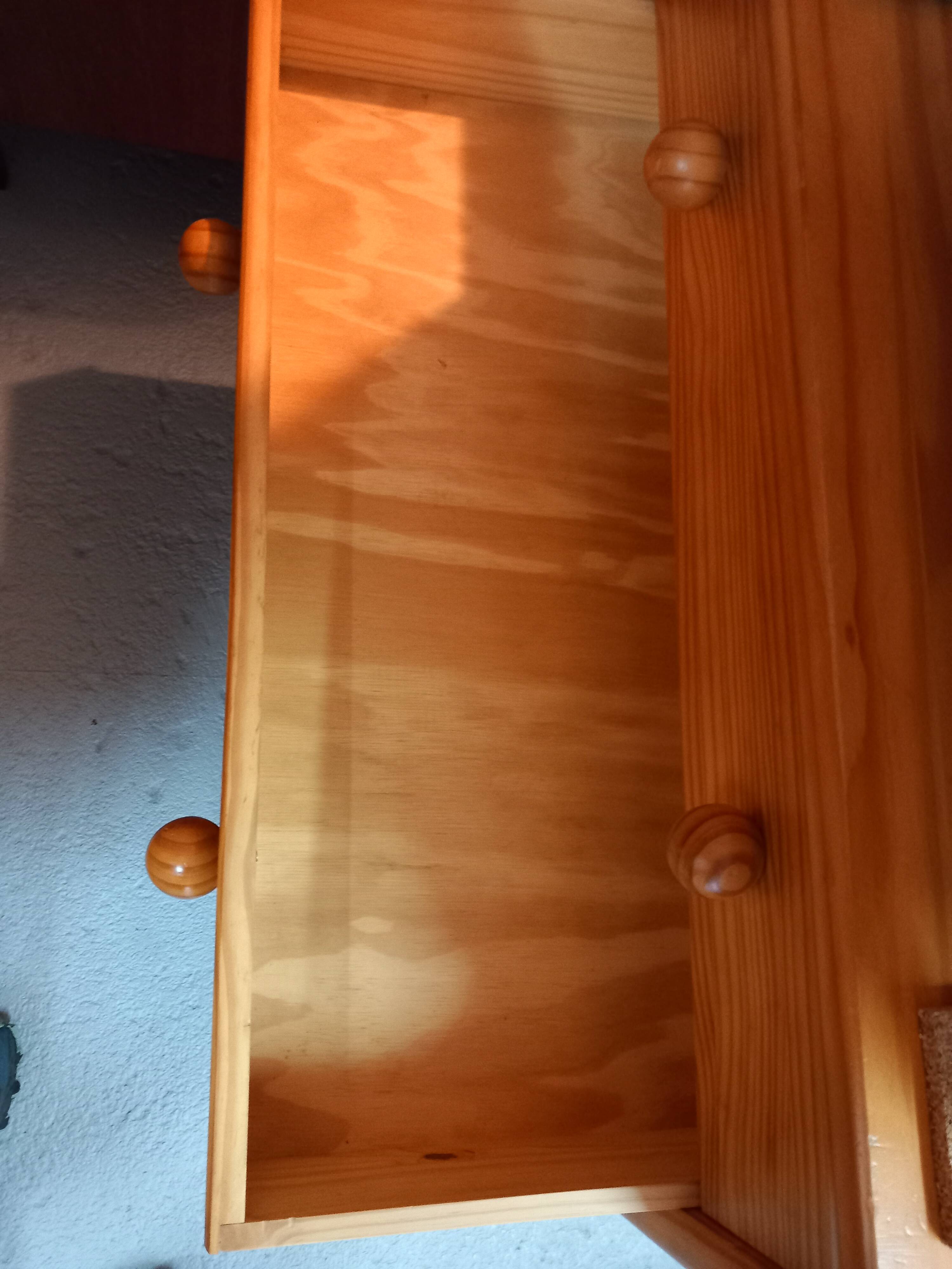 Commode en pin vintage des années 70