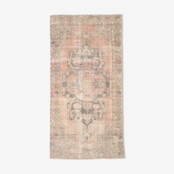 Old antique rug 255x128cm