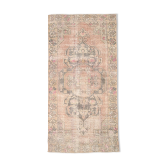 Old antique rug 255x128cm