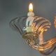 Venetian chandelier made of Murano glass, 5 light arms, circa 1920
