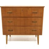 Commode scandinave en teck, Suède 1960