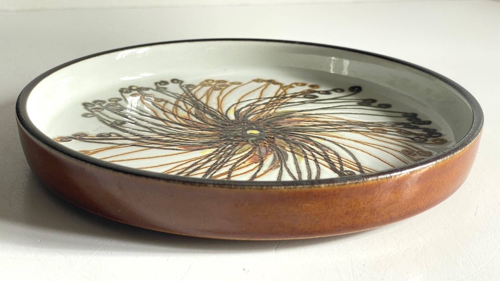 Royal copenhagen ceramic pocket tray by hellen malmer vintage