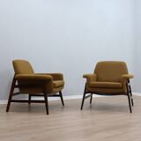Mid century armchairs Gianfranco Frattini style 1950s