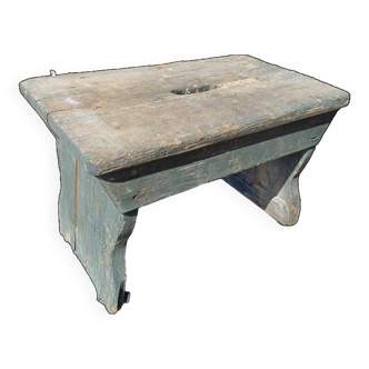 Primitive antique foot stool