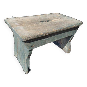 Tabouret pied antique primitif