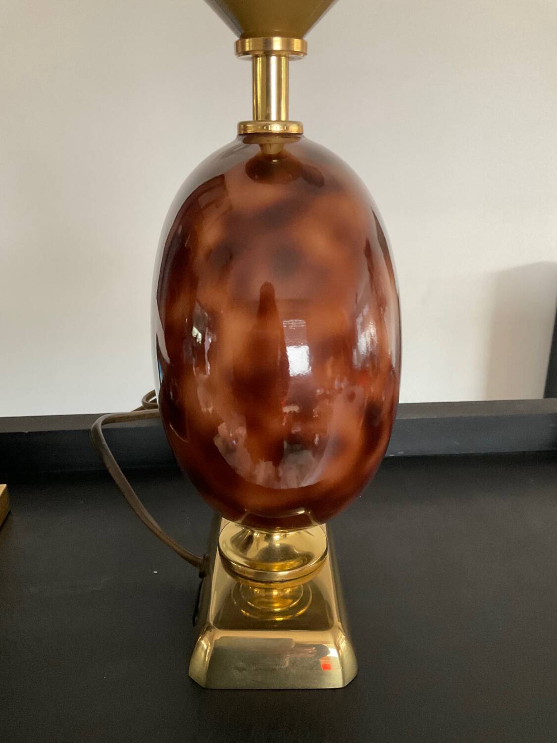 Duo of le dauphin lamp bases from the 70s and 80s