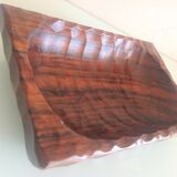 Empty pocket structured wooden Scandinavian style / vintage 60s-70s