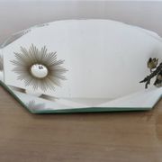 Miroir octogonal biseauté, années 40-50