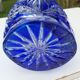 Bohemian crystal blue vase height 36.5 cm7