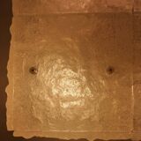 1960s Kalmar Franken Ceiling Lamp Ice Glass Design