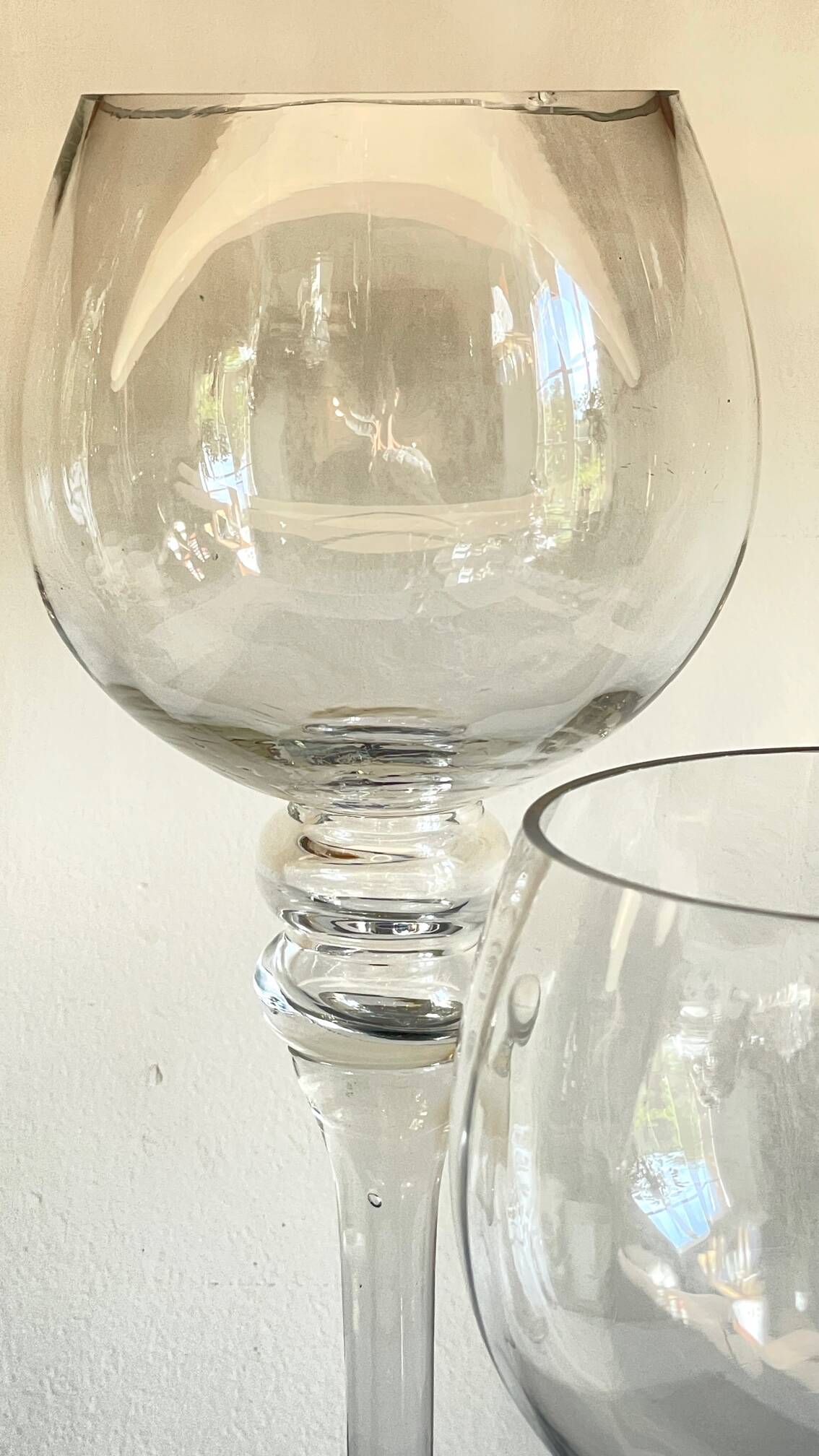 Bougeoirs xl crystal vintage candle holders