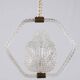 Murano glass chandelier by Barovier & Toso, Italy, 1940s