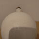 Pied de lampe de table en céramique blanche