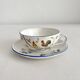 Polychrome ironstone cup "Nella" by Jules Veillard, Bordeaux (JVB)
