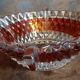 Vintage glass salad bowl