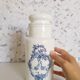 Set of 6 apothecary pots in white opaline 70s