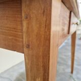 Antique rustic farmhouse table from the 1900s with one drawer - 1m