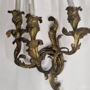 Grande Paire appliques de style Louis XV en bronze doré