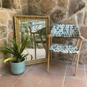 70s style wooden armchair
