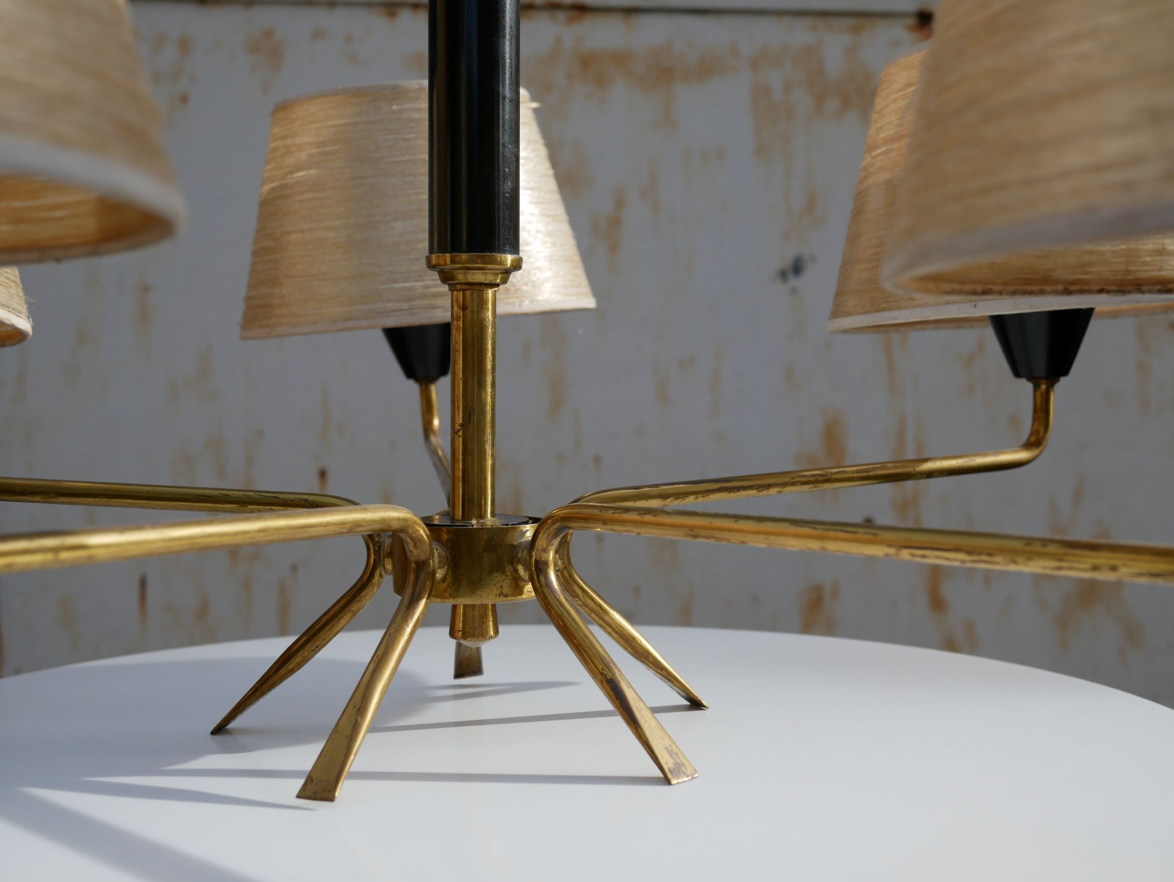 Vintage brass chandelier