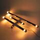 Tede Light wall lamp with 3 chrome cylinders, 1970s