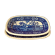 Blue dishes, square in Villeroy and old Boch, Rusticana model