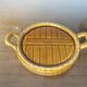 Albert Ferlay Vallauris ceramic bottle coaster 50s 60s