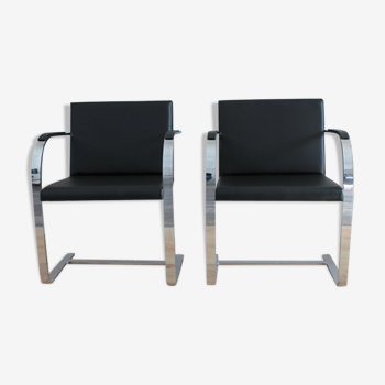 Pair of Brno of Mies Van der Rohe chairs