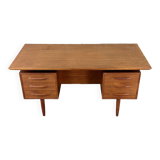 60s 70s teak desk desk Danish Modern Design Denmark