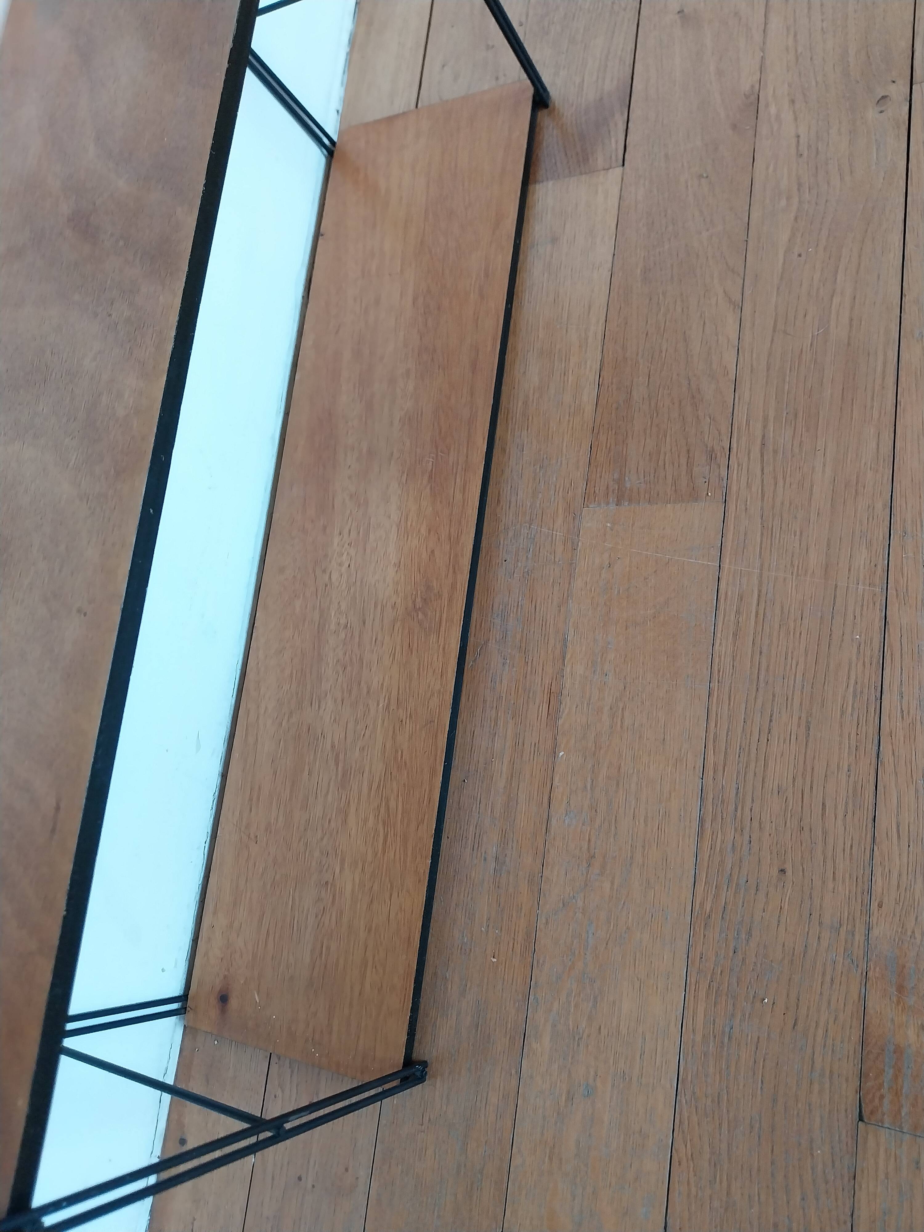 Modular shelf Tomado String metal wood