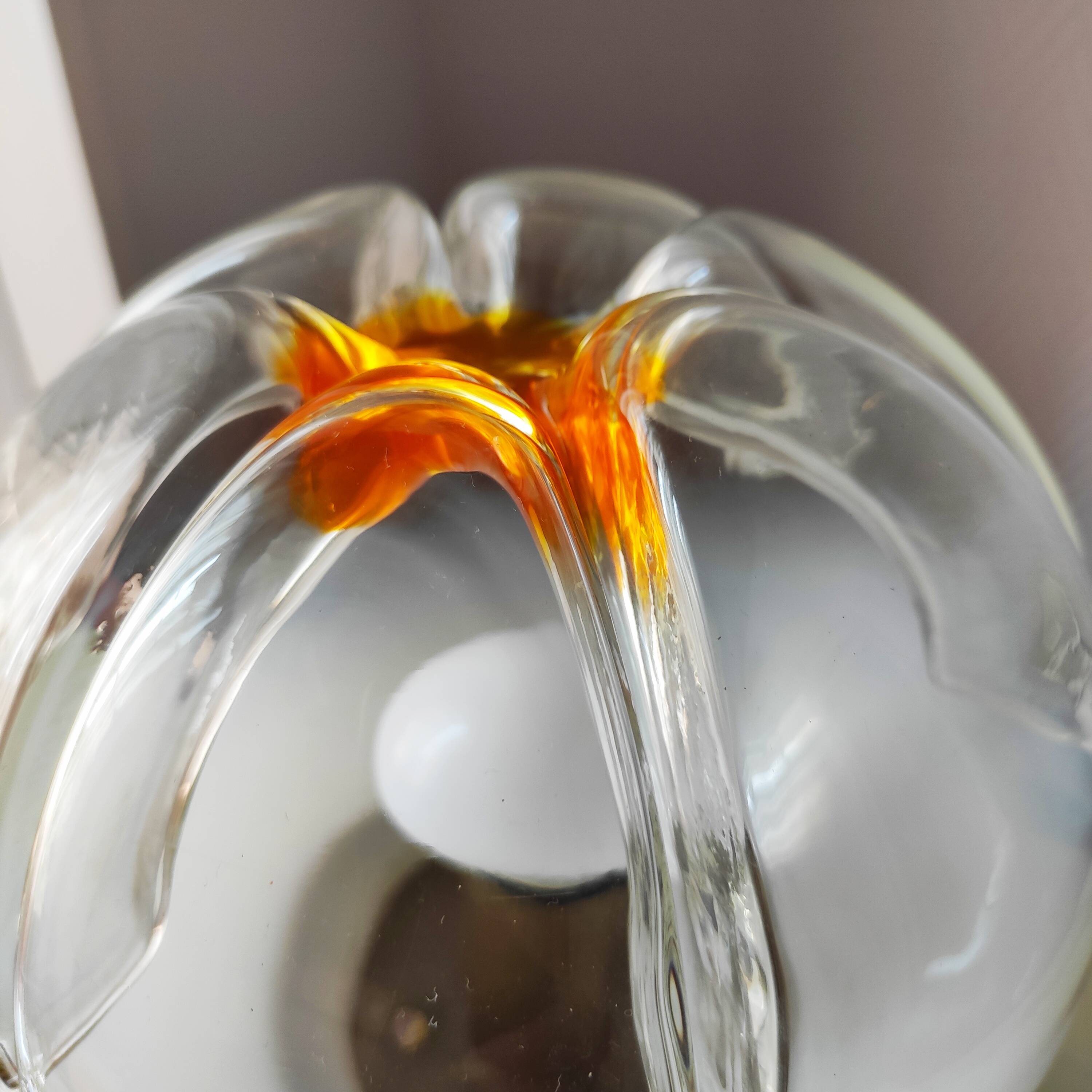 Vintage Mazzega 1970 Murano glass lamp